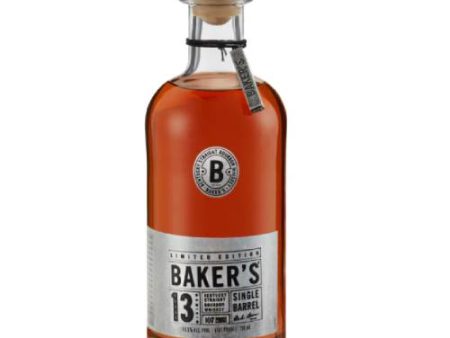 Baker s Single Barrel Bourbon 13 Year Old Limited Edition Bourbon Whiskey - 750ML Hot on Sale