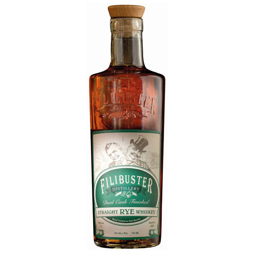 Filibuster Straight Rye Whiskey Dual Cask Finished NV - 750ML Cheap